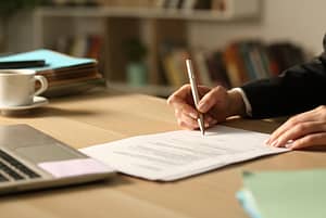writing letter
