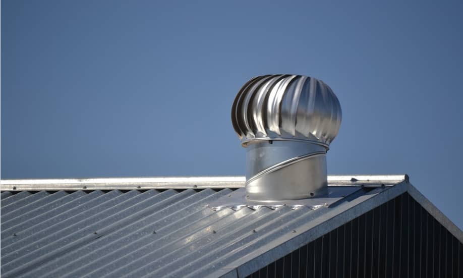 metallic roof